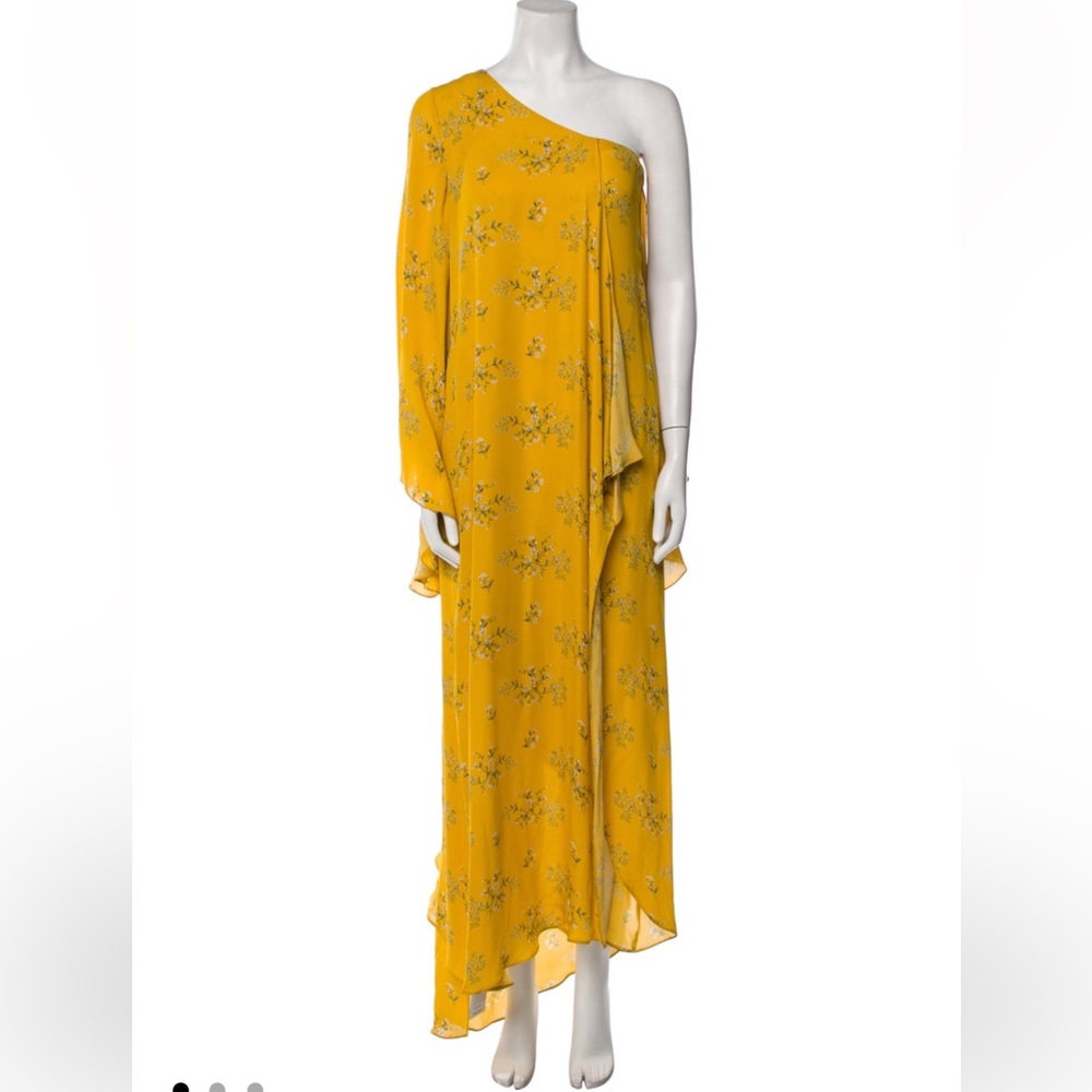 Yellow Floral Maxi Dress